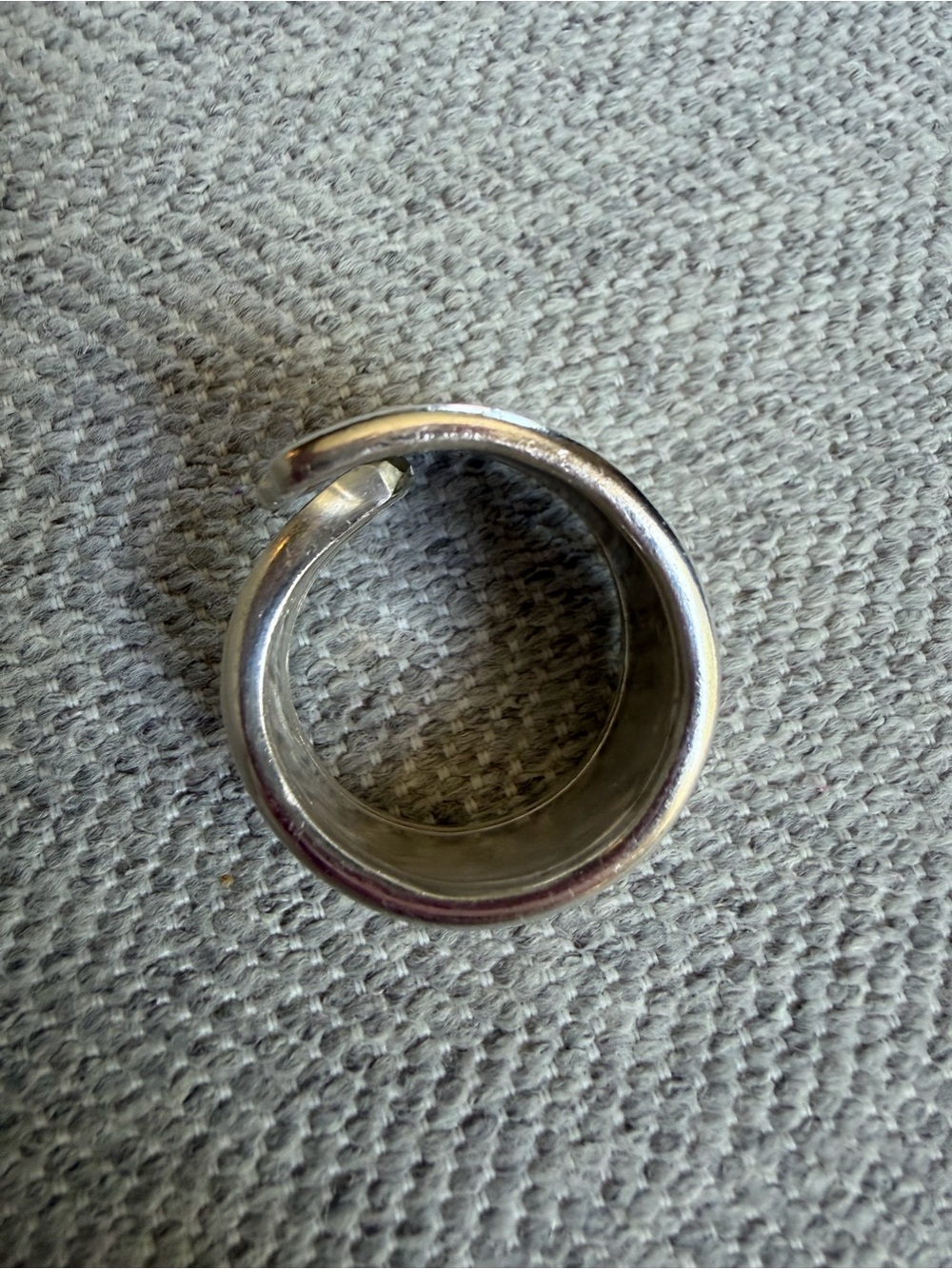 C Engraved Spoon Ring - Picture 8 of 13